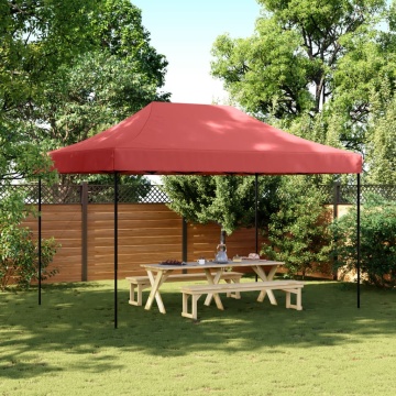 Cort de petrecere pliabil Pop-Up, 410x279x315 cm, vișiniu - Img 1