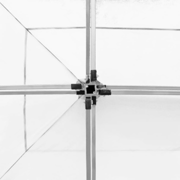 Cort de petrecere pliabil profesional, alb, 6 x 3 m, aluminiu - Img 5