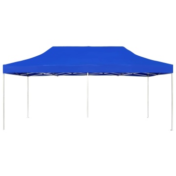 Cort de petrecere pliabil profesional albastru 6x3 m aluminiu - Img 2