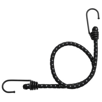 Corzi elastice cu benzi reflectorizante/cârlige 25 buc. 59 cm - Img 2