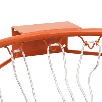 Coș de baschet, portocaliu, 39 cm, oțel - Img 7