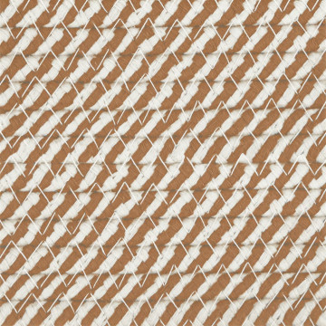 Coș de rufe, maro și alb, Ø60x36 cm, bumbac - Img 6