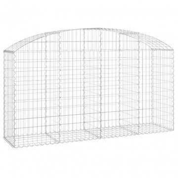 Coș gabion arcuit 200x50x100/120 cm fier galvanizat - Img 2