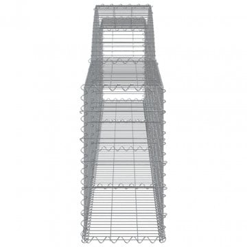 Coș gabion arcuit 400x30x60/80 cm fier galvanizat - Img 4