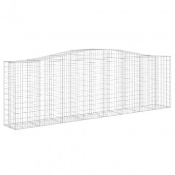 Coș gabion arcuit 400x50x120/140 cm fier galvanizat - Img 2
