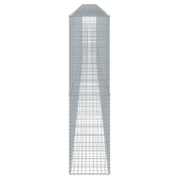 Coș gabion cu capac, 1000x50x200 cm, fier galvanizat - Img 4