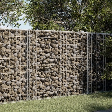 Coș gabion cu capac, 150x100x100 cm, fier galvanizat - Img 1