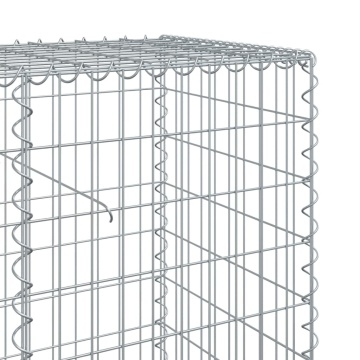 Coș gabion cu capac, 300x50x100 cm, fier galvanizat - Img 5