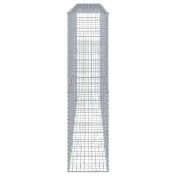Coș gabion cu capac, 400x50x200 cm, fier galvanizat - Img 4