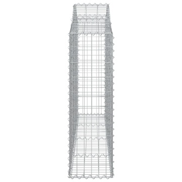 Coșuri gabion arcuite 3 buc, 200x30x100/120 cm fier galvanizat - Img 6