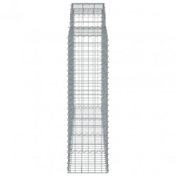 Coșuri gabion arcuite 3 buc, 200x50x140/160cm, fier galvanizat - Img 6