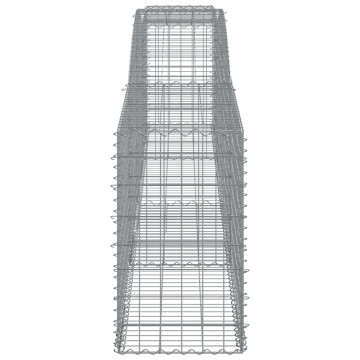 Coșuri gabion arcuite 4 buc, 400x50x80/100 cm, fier galvanizat - Img 6