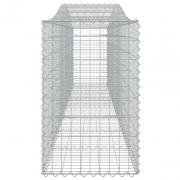 Coșuri gabion arcuite 7 buc, 400x50x80/100 cm, fier galvanizat - Img 6
