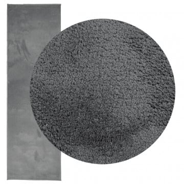 Covor „OVIEDO”, fire scurte, antracit, 80x250 cm - Img 3