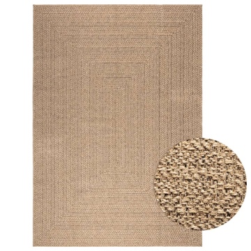 Covor 160x230 cm aspect iută pentru interior și exterior - Img 2