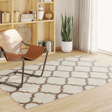 Covor cu fire scurte, multicolor, 160x230 cm, anti-alunecare - Img 1