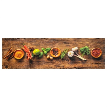 Covor de bucătărie lavabil Spices, 45x150 cm, catifea - Img 2