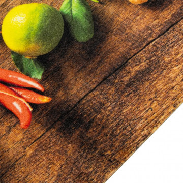 Covor de bucătărie lavabil Spices, 60x180cm, catifea - Img 3