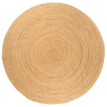 Covor din iută împletită, 210 cm, rotund - Img 1