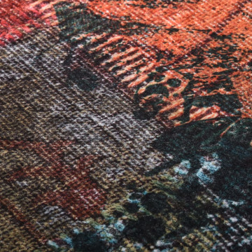 Covor lavabil, mozaic multicolor, 80x150 cm, antiderapant - Img 2