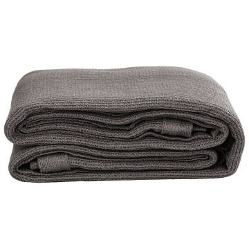 Covor pentru cort, antracit, 250x250 cm, HDPE - Img 3