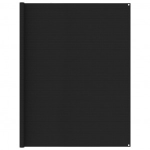 Covor pentru cort, negru, 250x600 cm - Img 1
