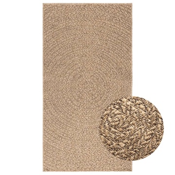 Covor ZIZUR aspect iută, 80x150 cm, pentru interior și exterior - Img 1