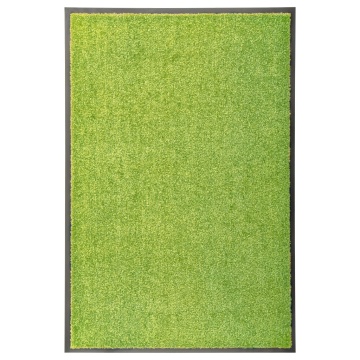 Covoraș de ușă lavabil, verde, 60 x 90 cm - Img 1
