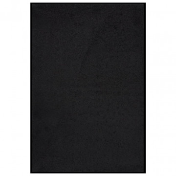 Covoraș de ușă, negru, 80x120 cm - Img 1