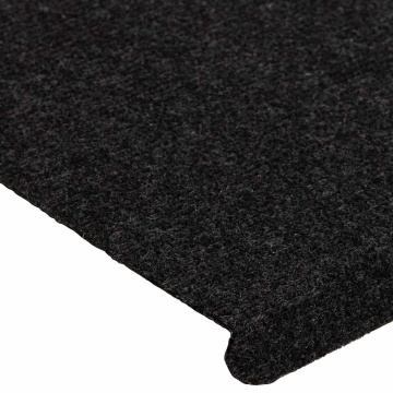Covorașe scară autoadezive 30 buc Negru 65x24,5x3,5 cm - Img 5