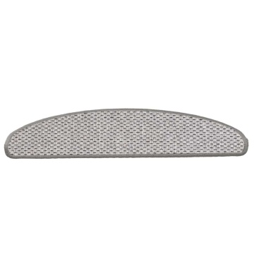Covorașe scară autoadezive aspect sisal 30 buc Platina - Img 3