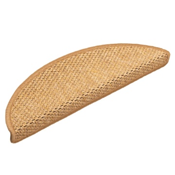 Covorașe scări autoadezive 15 buc. sisal 56x17x3 aspect sisal - Img 2