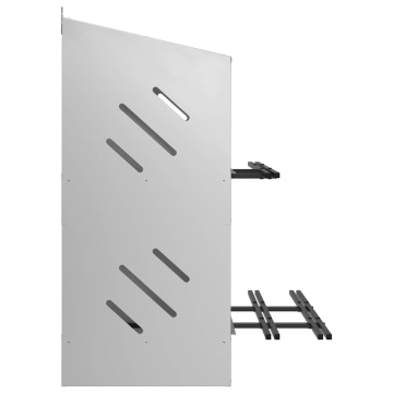 Cubit pentru pui cu 6 compartimente, metal argintiu galvanizat - Img 5