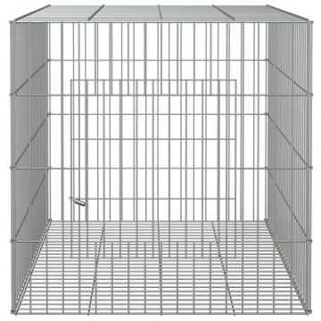 Cușcă pentru iepuri, 78x54x54 cm, fier galvanizat - Img 7