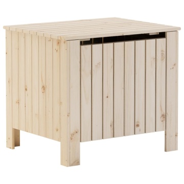 Cutie de depozitare cu capac "RANA" 60x49x54 cm, lemn masiv pin - Img 2