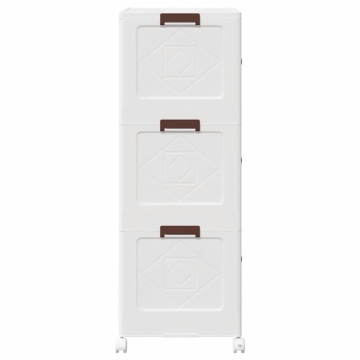 Cutie de depozitare stivuită cu roți 3 niveluri 75 L - Img 5