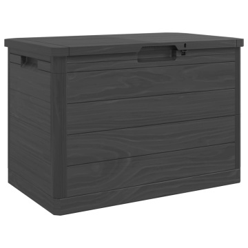 Cutie de perne exterior antracit 77,5x44,5x53 cm polipropilenă - Img 2