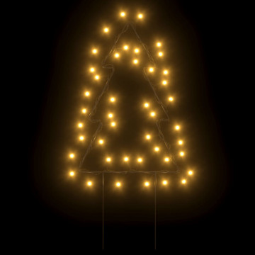 Decor brad cu lumini de Crăciun cu țăruși 3 buc. 50 LED 30 cm - Img 8