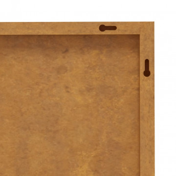 Decor perete de grădină 55x55 cm design balerină oțel Corten - Img 6