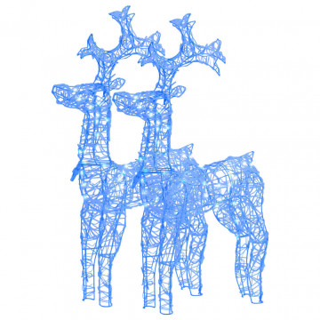 Decorațiuni reni de Crăciun, 2 buc., 60x16x100 cm, acril - Img 2
