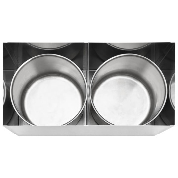 Dozator de sos, 2 x 3,5 L, oțel inoxidabil - Img 5