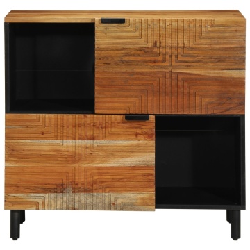 Dulap 80x33x75 cm Lemn solid de acacia - Img 3