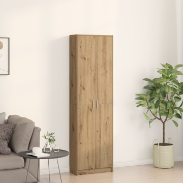 Dulap Artisan Oak 55x25x189 cm Lemn Prelucrat - Img 4