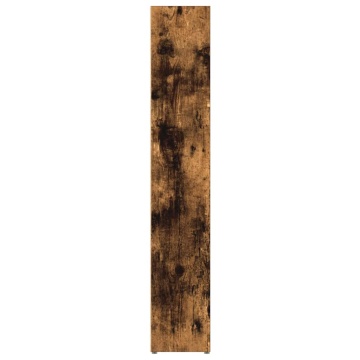 Dulap CD-uri 2 buc. stejar fumuriu 21x16x93,5 cm lemn prelucrat - Img 5