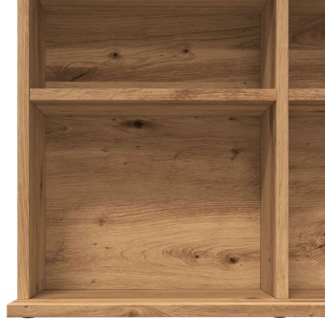 Dulap CD-uri, stejar artizanal, 100x23x89,5 cm, lemn prelucrat - Img 6