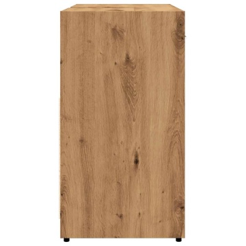 Dulap chiuvetă baie, stejar artizanal 65x33x60cm lemn prelucrat - Img 6