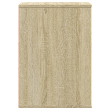 Dulap colț cu sertare stejar sonoma 80x41x58 cm lemn prelucrat - Img 5