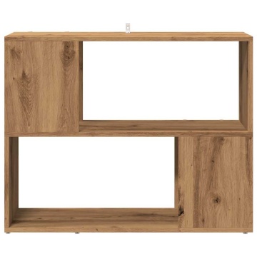 Dulap cu cărți/Separator de cameră Stejar Artisan 80x24x63 cm - Img 4
