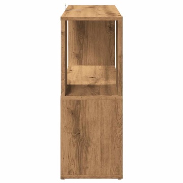 Dulap cu cărți/Separator de cameră Stejar Artisan 80x24x63 cm - Img 8