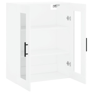 Dulap cu montaj pe perete, alb, 69,5x34x90 cm - Img 5
